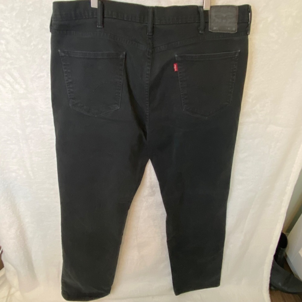 Levis 541 Mens 40 x 32 Black denim Jeans Straight leg